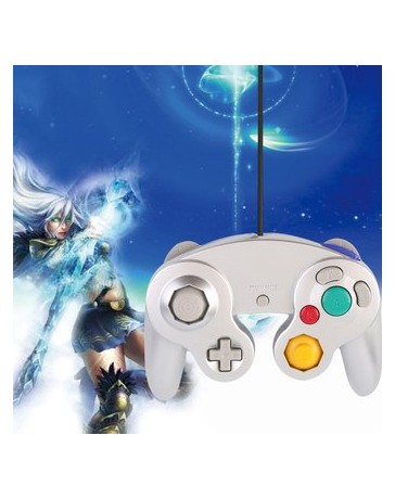 EH Nintendo GameCube Wii Joystick Game Pad Controller-Plata - Envío Gratuito