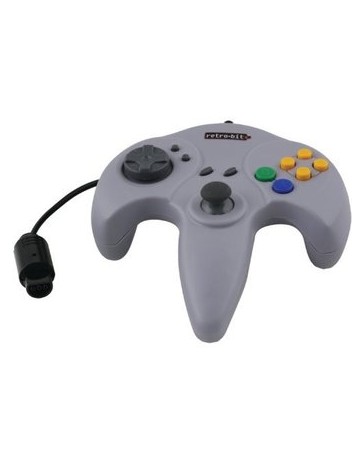 N64 Retro Bit Controller- Grey [Grey] - Envío Gratuito