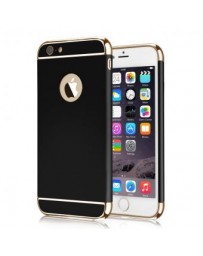 Funda protector case delgado duro armadura prueba golpes cubierta mate Logo agujero para iphone 66s （Negro） - Envío Gratuito