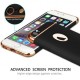 Funda protector case delgado duro armadura prueba golpes cubierta mate Logo agujero para iphone 66s （Negro） - Envío Gratuito