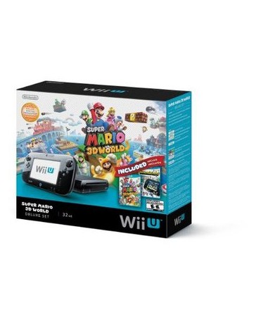 Nintendo Wii U Deluxe: SM 3D World YNintendo Land - Envío Gratuito
