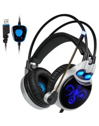 SADES R8 7.1 Channel Stereo Surround Sound Wired USB -Negro - Envío Gratuito