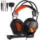 GT SADES SA921 3.5mm Professional Stereo Sound PC Ga -Negro - Envío Gratuito