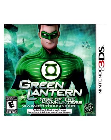 Nintendo 3DS GREEN LANTERN RISE OF THE MANHUNTERS - Envío Gratuito