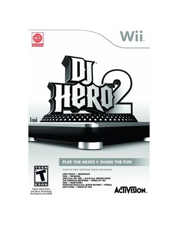Videojuego Musica Dj Hero 2 Nintendo Wii Gamer - Envío Gratuito