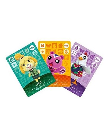 Animal Crossing Card Amiibo [Animal Crossing Series] 5 Pack Set - Envío Gratuito