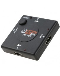 Mini Portátil De 3 Puertos De Conmutador 1080P HD - Envío Gratuito