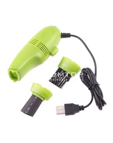 USB Aspiradora Para Limpiar Teclado Y Ordenadores (Verde) - Envío Gratuito