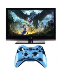 EH Xbox 360 Juego inalámbrico Controlador Shell Case kits-Azul - Envío Gratuito