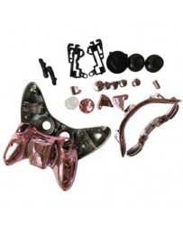 EH Xbox 360 Juego inalámbrico Controlador Shell Case kits-Rosa - Envío Gratuito