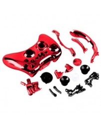 EH Xbox 360 Juego inalámbrico Controlador Shell Case kits-Rojo - Envío Gratuito