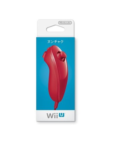 Control Nunchuck Nintendo WiiU - ROJO - Envío Gratuito