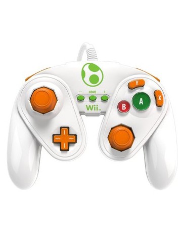 Control PDP Alambrico Fight Pad Wii U - Yoshi - Envío Gratuito