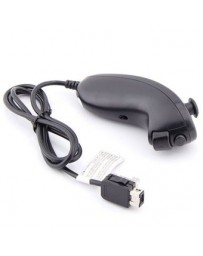 Control Nunchuck Blanco Ó Negro Para Nintendo Wii - Envío Gratuito