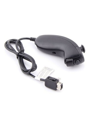 Control Nunchuck Blanco Ó Negro Para Nintendo Wii - Envío Gratuito