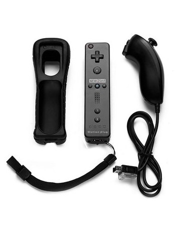 Control + Nunchuck Compatible Con Wii Y Wii U - Envío Gratuito