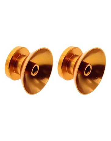 2pcs Tapa Aleación De Aluminio De La Seta Sombrero - Envío Gratuito