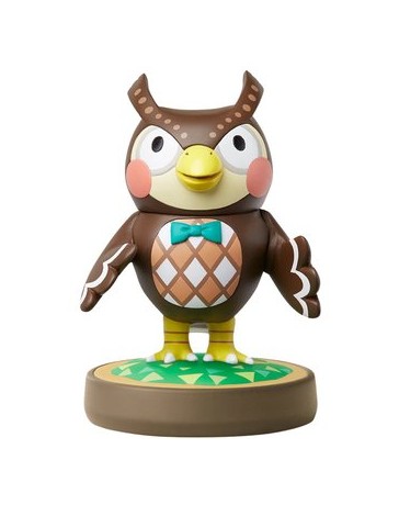Figura Amiibo Serie Animal Crossing Blathers Nintendo Wii U - Envío Gratuito