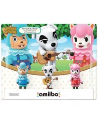 Kit 3 Figuras Amiibo Serie Animal Crossing Nintendo Wii U - Envío Gratuito