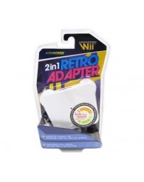 2 en 1 Retro Adaptador Para Nintendo Wii - Envío Gratuito