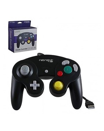 Nuevo Control Retro Link GameCube Entrada USB Juega en PC- Negro - Envío Gratuito