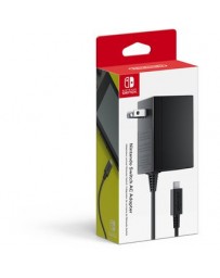 Adaptador Corriente CA Carga Negro Accesorio Nintendo Switch - Envío Gratuito