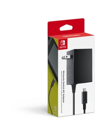 Adaptador Corriente CA Carga Negro Accesorio Nintendo Switch - Envío Gratuito