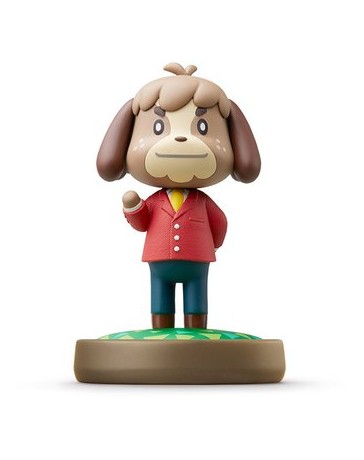 Figura Amiibo Digby Serie Animal Crossing Nintendo Wii U - Envío Gratuito