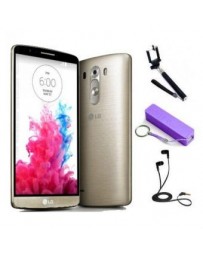 Celular Lg G3 Dorado 32gb 13mp Reacondicionado + Selfie stick Batería Audífonos - Envío Gratuito