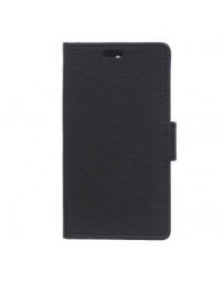 Cass Cuero with flip tarjeta de crédito Slot Funda Para Lenovo K5K5 PLUS (Black) - Envío Gratuito