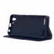 Cass Cuero with flip tarjeta de crédito Slot Funda Para Lenovo K5K5 PLUS (Black) - Envío Gratuito