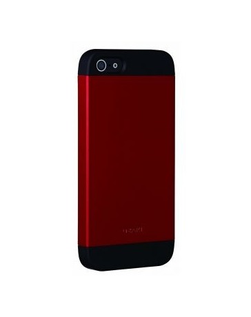 Funda Protectora Ozaki Wardrobe OC549BKRDBK para iPhone 55S Antiresbalante-Negro con Rojo - Envío Gratuito