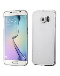 Funda Protector Case Transparente Samsung Galaxy S6 Edge G925-Marco Silver Lace - Envío Gratuito