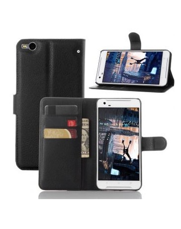 soporte del tirón de la carpeta con una función de las ranuras la cubierta superior para HTC uno X9 -Nergo - Envío Gratuito