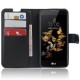 Flip  folio carpeta de cuero de la PU cubierta de la caja de la bolsa con las ranuras del soporte  Card para LG K8-Nergo - Envío