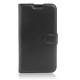 Flip  folio carpeta de cuero de la PU cubierta de la caja de la bolsa con las ranuras del soporte  Card para LG K8-Nergo - Envío