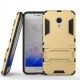 3 Capa pistolera combinada a prueba de golpes [Protección de la gota] caso de la cubierta Soporte duro para el Meizu M3-Oro - En