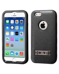 Funda Protector Apple Iphone 6 Mixto Negro con Pie Triple Layer - Envío Gratuito
