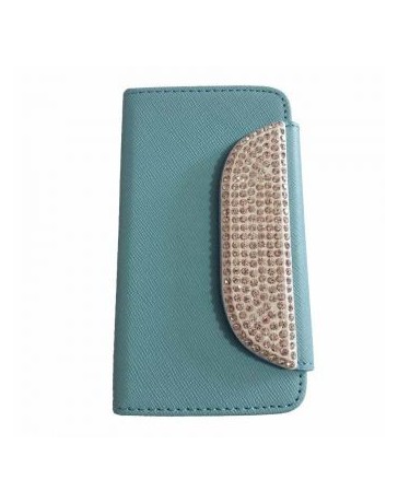 Funda Flip Diamond OHR Cell FUFLIPDIAOT6012AZ para ALCATEL OT6012IDOL MINI-Azul - Envío Gratuito