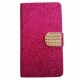 Funda Flip Glitter OHR Cell FUFLIPGLIMOTOXFU para MOTO X-Fucsia - Envío Gratuito