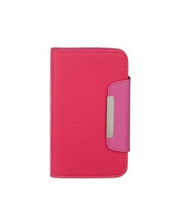 Funda Flip Universal Elegante OHR Cell FUFLIPUNI5.5FU para Smartphone 5.5 a 6 - Fucsia - Envío Gratuito