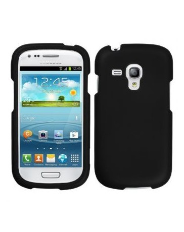 Funda Protector Samsung Galaxy S III Mini Negro Mate - Envío Gratuito