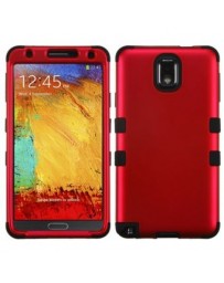 Funda Protector Triple Layer Samsung Galaxy Note 3 N900 Rojo Titanium  Negro - Envío Gratuito