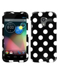 Funda Protector Motorola X BlancoBolitas - Envío Gratuito