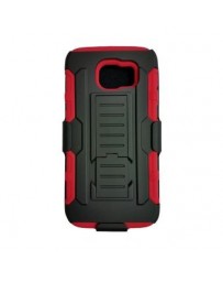 Funda Robot Combo OHR Cell ROBCOMS6RJ para Samsung Galaxy S6 - Rojo - Envío Gratuito