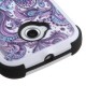 FUNDA PROTECTOR DOBLE-MOTOROLA-MOTO E E2 SEGUNDA GENERACION XT1511-FLORES MORADAS - Envío Gratuito