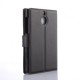 Leather Case Slot Premium Leather Compatible for BlackBerry Passport Silver Edition (Black) - Envío Gratuito