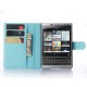 Caso compatible ranura superior de cuero Para BlackBerry Passport Silver Edition (Azul) - Envío Gratuito