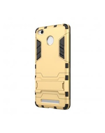 Protección de la gota] caso de la cubierta dura para el apoyo XIAOMI redmi 3 PRO - Oro - Envío Gratuito