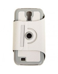 Estuche con Soporte Giratorio para Samsung Galaxy S4 i9500i9505-Beige. - Envío Gratuito